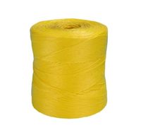 Corde en polypropylène (PP) noir et jaune de 2,5 mm pour l'agriculture, corde en raphia, ficelle pour presse à balles de foin, corde torsadée pour emballage de pailles de banane, anti-UV