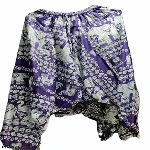 Unisex Harem Gypsy Aladdin Pants Secret Santa Elephant Yoga Hippie Boho Ali baba Elastic Trousers Men/Women wholesale lot Waist