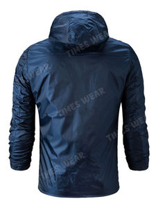 Chaqueta con cordones para hombre, chaqueta informal y profesional, elegante, con capucha, lisa, última moda, Primavera - Product Image 2