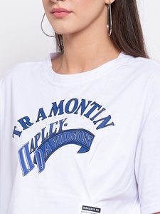 เสื้อครอปเซ็กซี่สำหรับผู้หญิงใส่ในฤดูร้อนเสื้อแฟชั่นมีกระดุมประดับพู่ตกแต่งโลโก้ตามสั่งเป็นมิตรต่อสิ่งแวดล้อม - Product Image 4