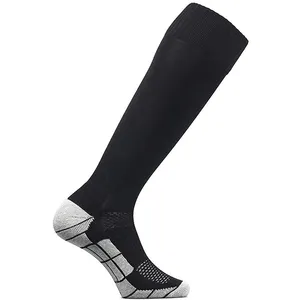 Meias de tecidos para homens e meninos, meias de futebol de alta qualidade