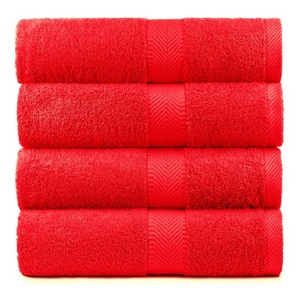 Serviette de bain moderne super absorbante 100% coton biologique certifiée GOTS 80x160cm 550 GSM gaufrée en peluche surdimensionnée biodégradable serviette de bain - Product Image 2