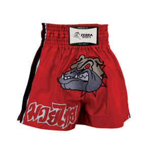 กางเกงขาสั้นมวยไทยแบบมีลายพิมพ์โลโก้ออกแบบได้ตามต้องการสำหรับการฝึกออกกำลังกาย - Product Image 5