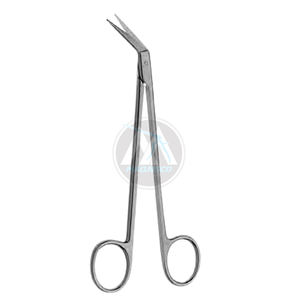 Tijeras Lillehei-Potts con cuchillas de acero inoxidable de 7 pulgadas, borde de afeitar curvo y puntas de tenotomía, mango de anillo, fuente de alimentación manual - Product Image 4