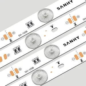 Высокая яркость smd 2835 Светодиодная лента Гибкая оптовая продажа 12 светодиодов 24 В постоянного тока 100 см Светодиодная лента rgb