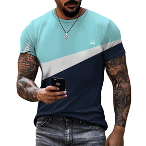 2025 Wholesale Custom Logo Printing Plain Dyed Washed Heavy Weight Cotton Moisture Breathable <b>Stretch</b> Loose <b>Mens</b> T Shirts - Product Image 2