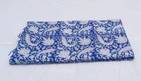 Tissu artisanal bio 100 % coton peigné imprimé à la main motif floral, écologique, pour sacs, rideaux, voiles pour garçons et filles, personnalisable, vente en gros
