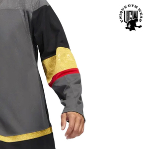 Venta caliente por encargo de gran tamaño negro juvenil hockey sobre hielo Jersey diseño liso desgaste de hockey sobre hielo - Product Image 2