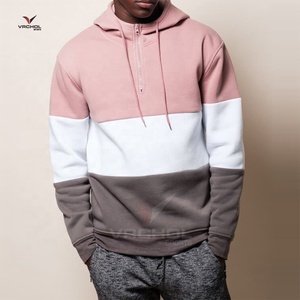 Sweat à capuche sport pour homme personnalisé OEM de haute qualité, en molleton de polyester, avec broderie, grande taille, uni, coupe oversize - Product Image 1