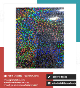 Hot Sale Custom Adhesive Sticker Transparent Holographic <b>Lamination</b> PET Film for Decorative Packing - Product Image 4