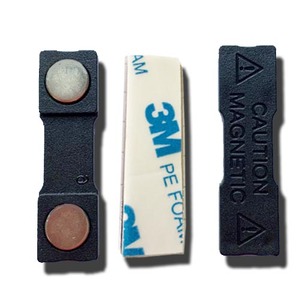 Badge magnétique en acier inoxydable pour badge, porte-Badge d'identité - Product Image 1