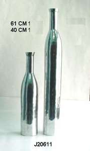 Vases de fleurs en Aluminium moulé, ensemble de trois pièces avec placage de Nickel sur la base, Vases de Table pour décoration intérieure - Product Image 6