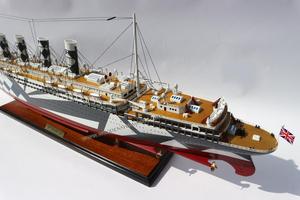 Hmt mauretania เรือโมเดลไม้1918ทำด้วยมือของขวัญแปลกใหม่ - Product Image 5