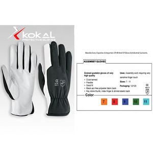 Guantes de Trabajo de Seguridad de Cuero de Alta Calidad para Mecánicos con Color Personalizado - Product Image 2