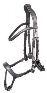 Bride de cheval anatomique extra douce indienne de qualité supérieure équitation occidentale étroite moderne couture fantaisie cuir en acier inoxydable - Product Image 3