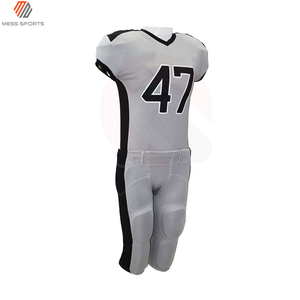 Uniforme de football américain personnalisé, maillot sans manches à col en V avec motif étoiles et rayures, tissu en maille respirant pour adultes - Product Image 5