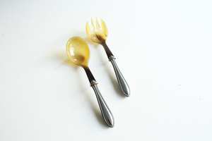 Cuchara de acero inoxidable de nuevo diseño con mango de fundición de latón y elegante color dorado, perfecta para mesa y suministros de boda - Product Image 6