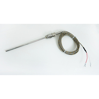 Haute qualité personnalisé 12mm RTD thermistance capteur qualité composants électroniques personnalisé fil sonde capteur de température PT100
