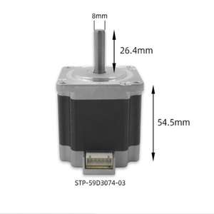 <span class=keywords><strong>Shinano</strong></span> <span class=keywords><strong>Kenshi</strong></span> STP-59D3074-3 1.22Nm 2相ハイブリッド直接プラグイン4線ネマ23ステッピングモータ8ミリメートルシャフト径 - Product Image 2