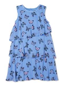 ชุดเดรสผ้าฝ้ายบังคลาเทศคุณภาพสูงสำหรับเด็กผู้หญิงและเด็กเล็ก แบบสั่งทำพิเศษจากโรงงาน (OEM)  ตกแต่งระบายชีฟองแบบเลเยอร์  ระยะเวลาผลิตตัวอย่าง 7 วัน - Product Image 3