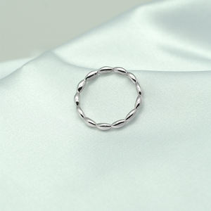 Anillo de Compromiso Minimalista de Plata de Ley 925 de Alta Calidad para Mujer, para Boda y Aniversario - Product Image 6