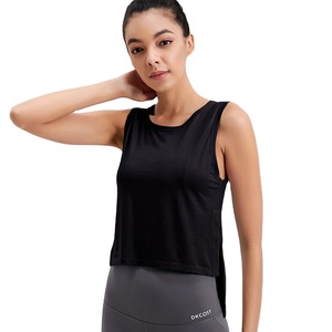 Chaleco Deportivo de Tirantes para Mujer, Diseño Veraniego 2022, Transpirable, Holgado, con Lazo en la Espalda, Ideal para Correr - Product Image 1