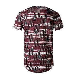 เสื้อยืดผู้ชายแขนสั้นระบายอากาศได้สำหรับฤดูร้อนเสื้อยืดลำลองพิมพ์ลายผลิตตามสั่ง - Product Image 4