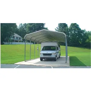 12X20 Outdoor Geprefabriceerde Garage Onderdak Mobiele Opvouwbare Draagbare Metalen Frame Carport Voor Parkeer