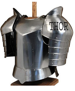Armor Costume Breastplate Roman Medieval Cuirass Nueva chaqueta Larp con hombro - Product Image 6