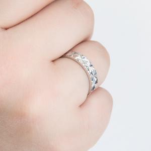 Bague musulmane élégante en argent Sterling 925, rhodillon, avec lettre, pour femmes, bijou avec gravure - Product Image 4