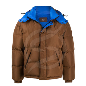 Nueva chaqueta acolchada de invierno con capucha para hombre con diseño personalizado, chaqueta acolchada de relleno para hombre, Abrigo acolchado - Product Image 1