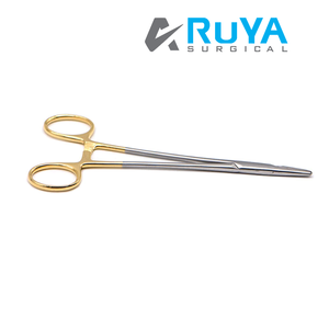Stainless Steel Dental TC Tip Needle Holders Orthodontic <b>Plier</b> With Half Gold Plated Handle Surgical Instrument Tools Implant CE - Product Image 6