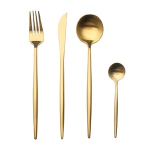 Ensemble de couverts en acier décoratifs de table pour la cuisine d'hôtel ensemble de couverts en miroir à finition brillante pour les restaurants - Product Image 3