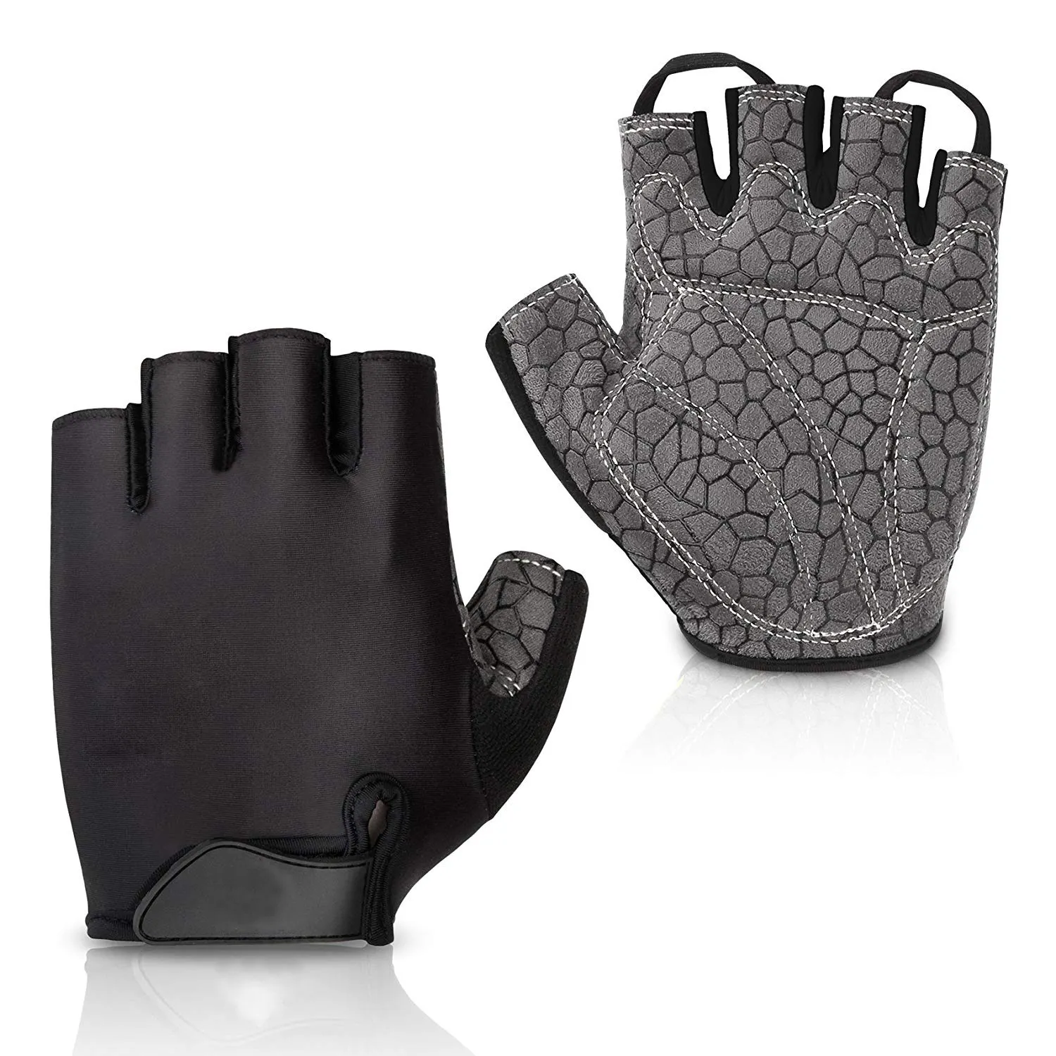 Hot New High Quality Custom Design Fingerless Men's Women's Bike Gloves Cycling Gloves Bicycle Balance Gloves