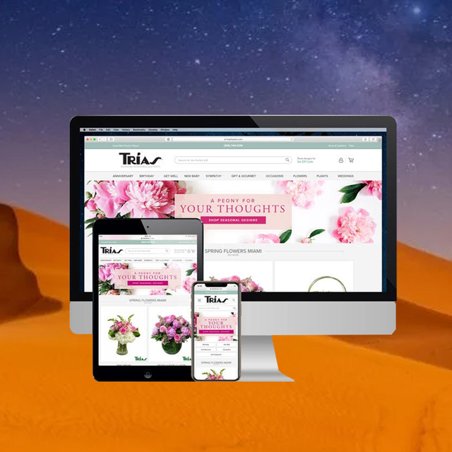 Customized eCommerce Website for Luxury Floral Delivery | Florist eCommerce Websites and Templates | Innovative Website design