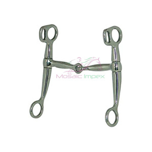 Mosaic Impex Antique Western Bit Equipment Brocas de equitación de excelente calidad Broca de boca suelta Boca articulada Pieza de boca de caballo - Product Image 2