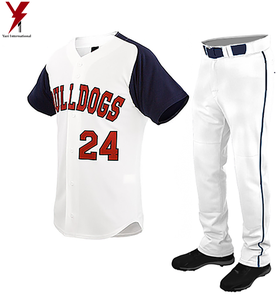 ผู้ชายที่กำหนดเอง Sublimated เบสบอลช้าสนามสนามสนามได้อย่างรวดเร็วสนามเสื้อเย็บปักถักร้อยแพทช์เครื่องแบบเบสบอลพอดีปกติ - Product Image 4