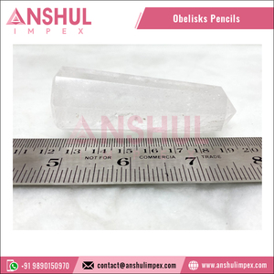 Cristal pulido Natural curativo, cuarzo, obelisco - Product Image 2