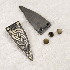 Hebilla de cinturón de cobre medieval, latón duradero de 2000 BC para disfraces históricos y recreaciones - Product Image 1