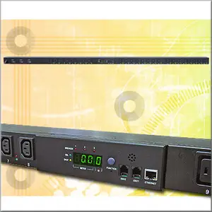 Intelligent PDU 24 Ports 230V 32 Amp Rack Switched PDU Total Power Monitoring And Outlet Switch