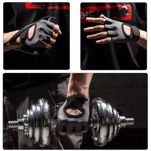 Gants de dynamophilie lourds Pull Ups Néoprène Rembourré Poignets Soutien Gants d'haltérophilie - Product Image 4