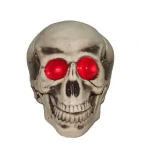 grote ogen oplichten oog draaien foam halloween schedel