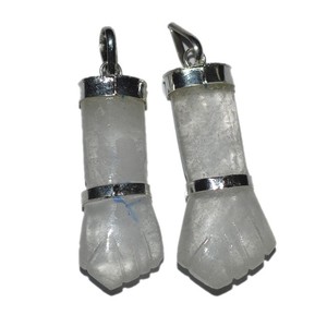 Con buena calidad de colgantes de cristal de cuarzo Figa Charm: colgantes de cristal de cuarzo Figa Charm a la venta - Product Image 1