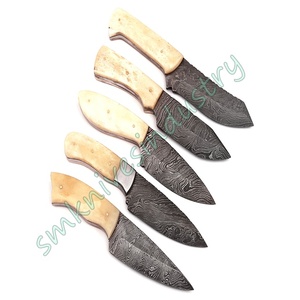 Custom Hand Made Damascus Skinning Knifes/hunting <b>Knives</b> Twist Pattern Blade Lot of 5 Pieces (smk1528) Hunting <b>Knife</b> Fixed Balde - Product Image 2