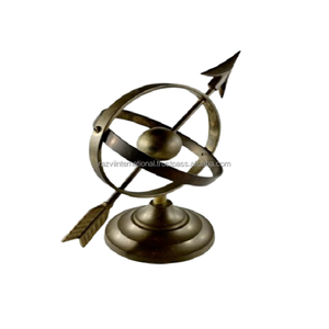 Soporte de globo de latón náutico moderno con técnica de troquelado de mapa impreso personalizado Nuevo diseño para modelo de mesa - Product Image 4