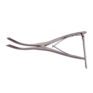 Esparcidor de lámina Inge ortopédica, mordazas de 6 pulgadas abiertas a 28mm, Inge esparcidor de lámina de acero inoxidable, liso de 10 pulgadas sin dientes - Product Image 5