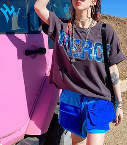 Ywhuhuzima — short Cargo tendance, short avec cordon, Style de rue, pour femme, nouvelle collection - Product Image 3