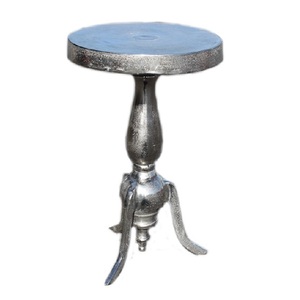 Designs élégants, table en acier inoxydable écologique, design royal classique, haute qualité, taille personnalisable, table d'appoint élégante - Product Image 5