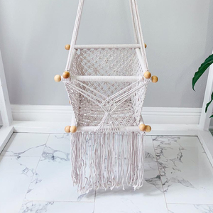 Columpio de macramé mágico hecho a mano para bebé / Solo columpio / Soporte NO INCLUIDO - Product Image 1