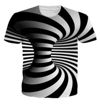 Hombres Nuevos camiseta casual manga corta cuello de moda divertido impreso 3D t camisa de los hombres/mujer Camisetas de marca de alta calidad camiseta hombre